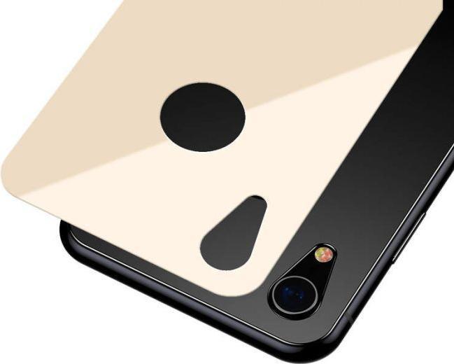 Produktbild Baseus iPhone Xr 03 mm Full coverage curved TGlass rear ProtectorGold (1 Stück, Apple iPhone XR)