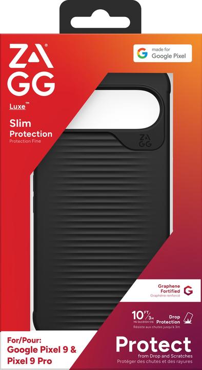 Image du produit Zagg Luxe Graphen Back Cover Noir Google Pixel 9/9 Pro (Google Pixel 9, Google Pixel 9 Pro Fold)