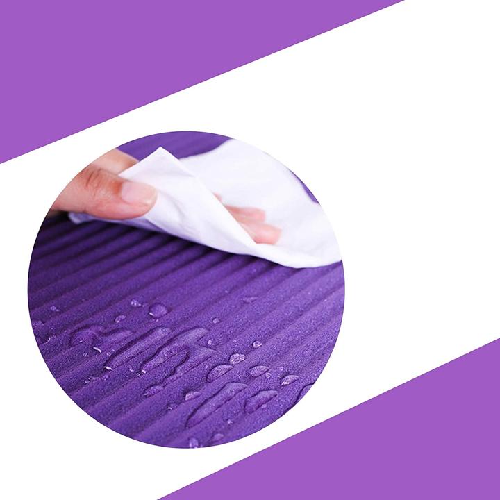 Immagine prodotto Stride Fitness Yogamatte Pilates Gymnastikmatte Lila 183x61x1cm (10 mm)