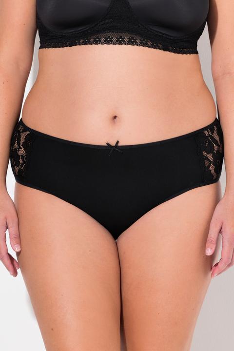 Produktbild Ulla Popken Midislips, 3er-Pack, seitlich mit Spitze (46, 48, 3er Pack)