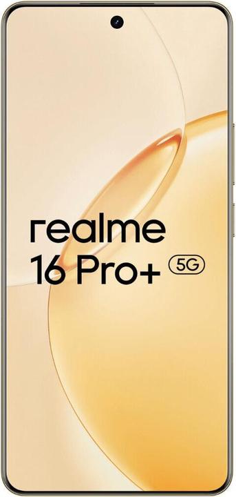 Produktbild realme 16 PRO PLUS 12+512GB DS 5G MASTER GOLD OEM (512 GB, Gold, 6.80", Dual SIM, 5G)