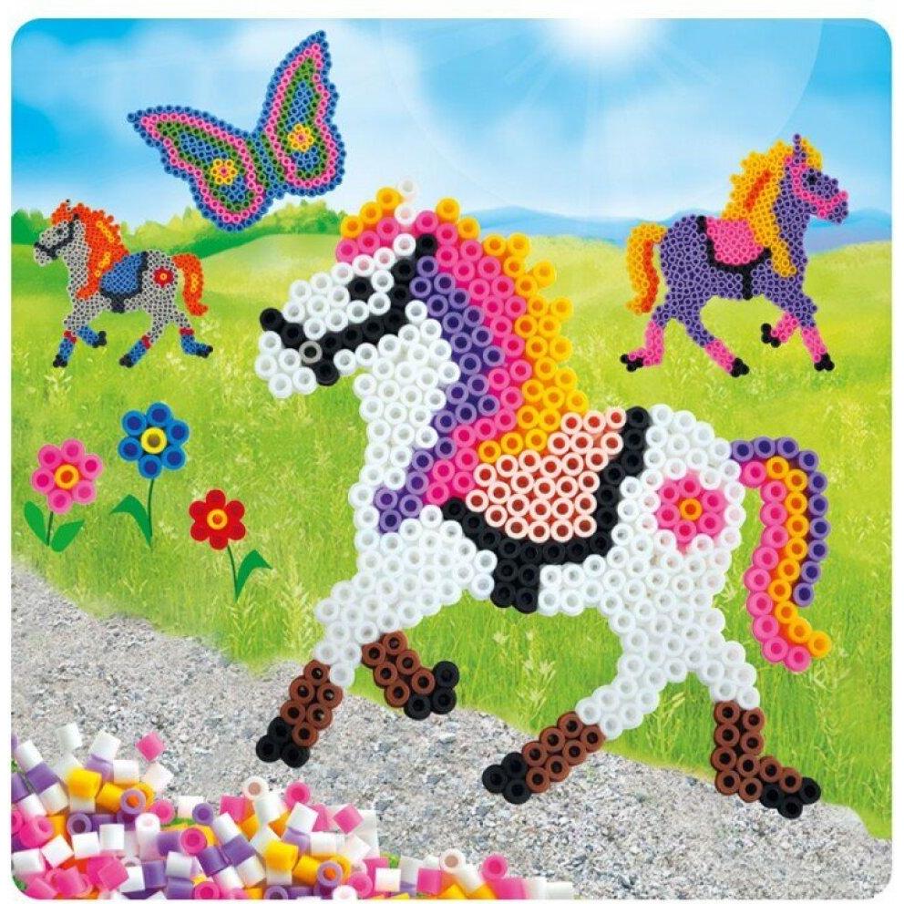 Thumbnail - Playbox Bügelperlenset Pferd & Schmetterling