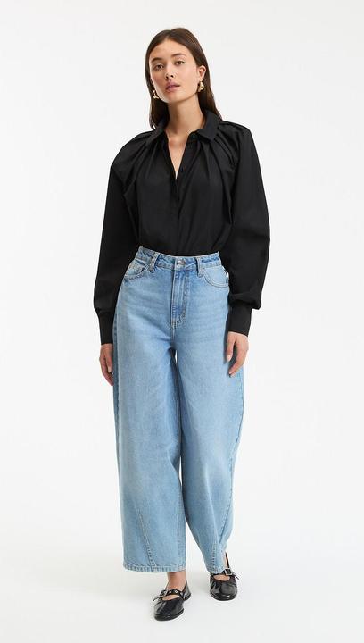 Actual product image La Redoute Collections Lockeres Baumwollhemd mit langen Ärmeln (S)