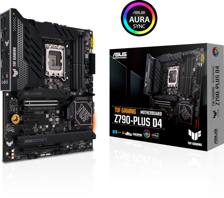 Produktbild ASUS TUF GAMING Z790-PLUS D4 (LGA 1700, Intel Z790, ATX)