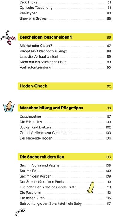 Nährwerte und Zutaten Penis! (Deutsch, Nadine Beck, Tim Berkels)