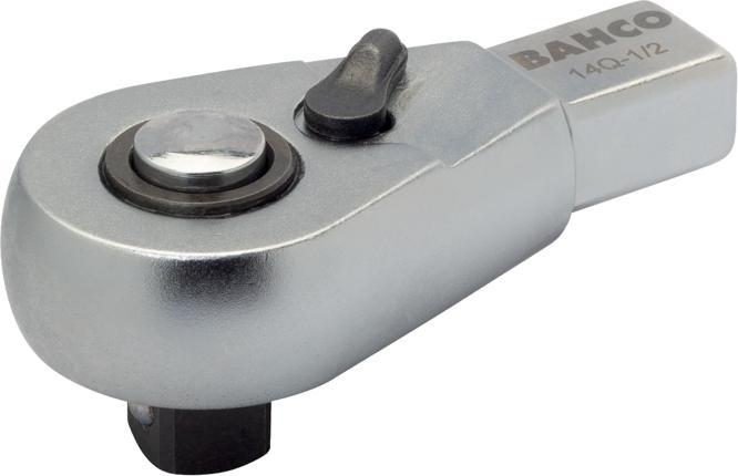 Actual product image Irimo Pear ratchet head with quick-release fastener & rectangular connector (1/4")