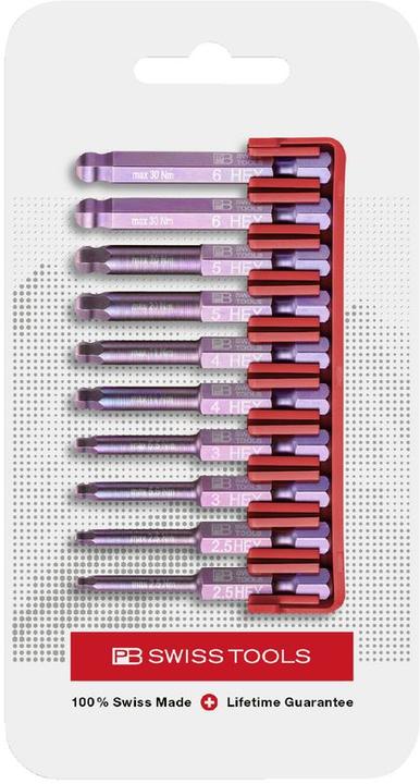 Actual product image PB Swiss Tools Bit set (2.5 mm, 3 mm, 4 mm, 5 mm, 6 mm)