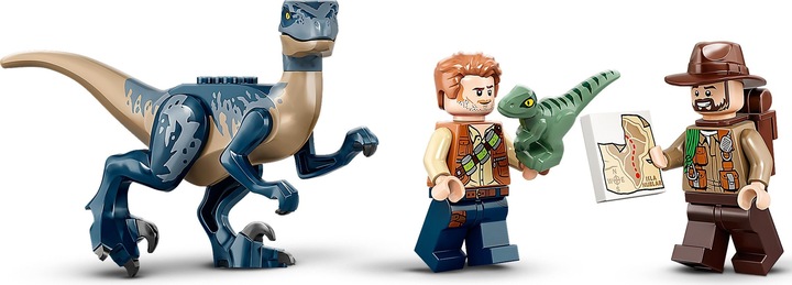 Actual product image LEGO Velociraptor: rescue mission with the biplane (75942, LEGO Jurassic World)