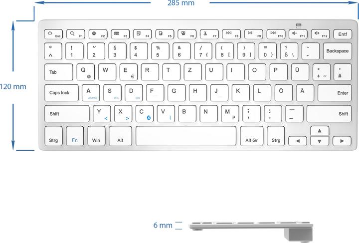 Actual product image CSL Wireless Tastatur (DE, Wireless)