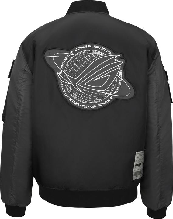 Produktbild ASUS ROG Cosmic Bomber, Bomber, Male, Adult, M, SML, Black, Grey (M)
