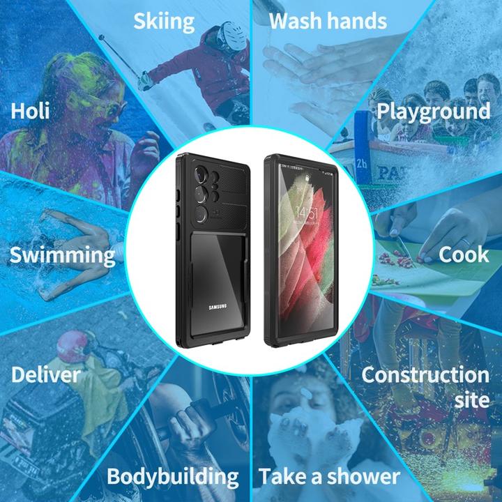 Image du produit Redpepper Samsung Galaxy S23 Ultra - IP68 Mars Series Wasserdichtes Outdoor Case, schwarz (Samsung Galaxy S23 Ultra)