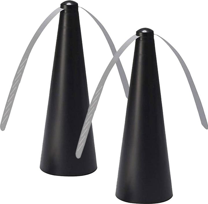 Produktbild Benson 2er-Set Elektrischer Fliegenwedler, 25 cm, schwarz