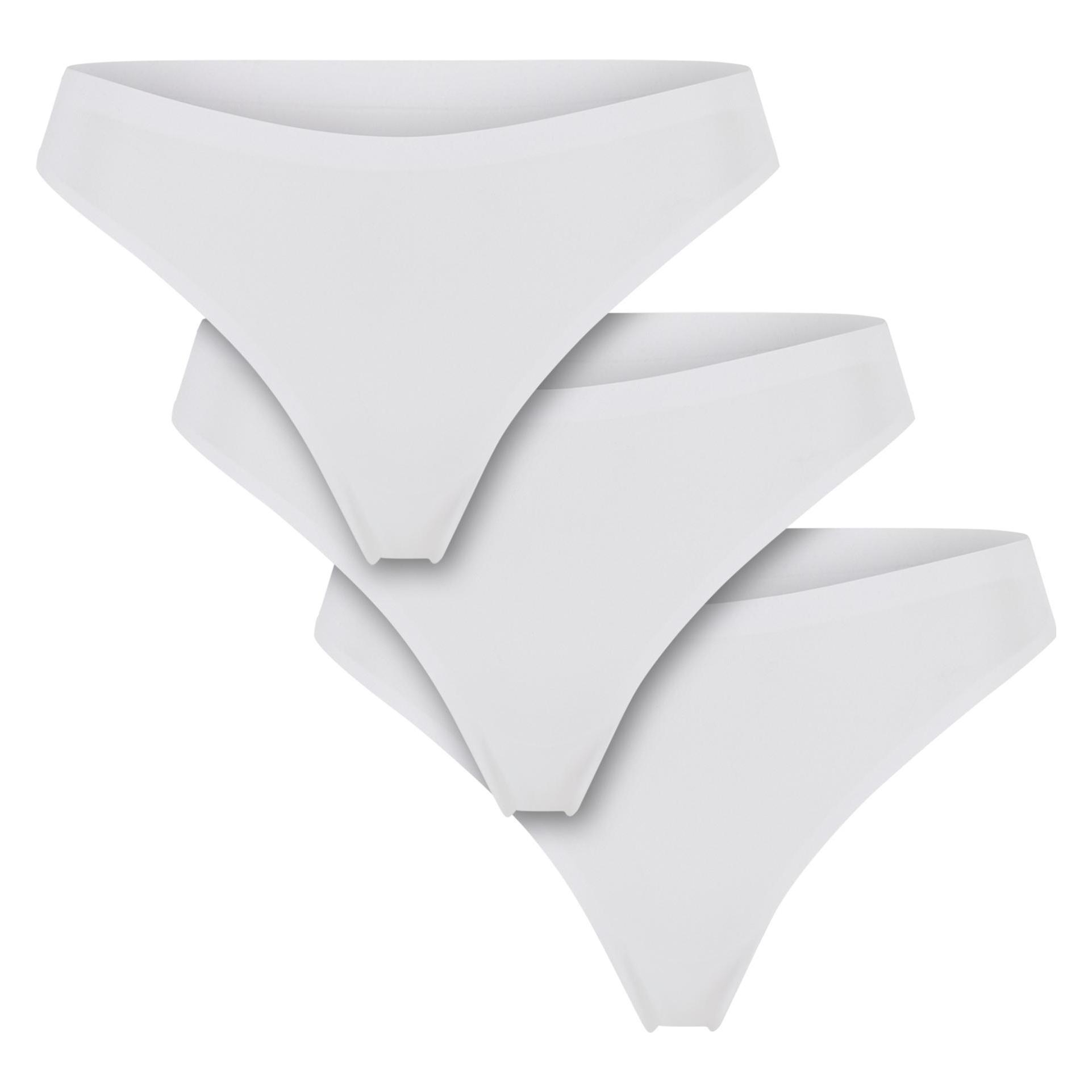 Urban Classics, Damen, Unterhosen, Brazilian (x3), Mehrfarbig, Weiss, (Xs, 3er Pack)