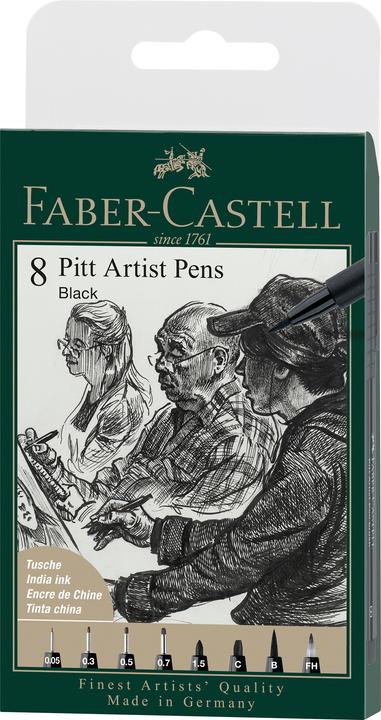 Produktbild Faber-Castell Tuschestift (8x)