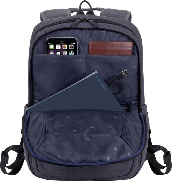 Image du produit Rivacase SUZUKA 7760 Sac à dos pour ordinateur portable jusqu'à 15,6 pouces (noir) (18 l)