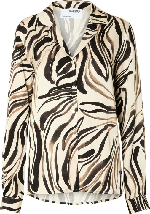 Produktbild Selected Femme Satin Print Hemd (38)