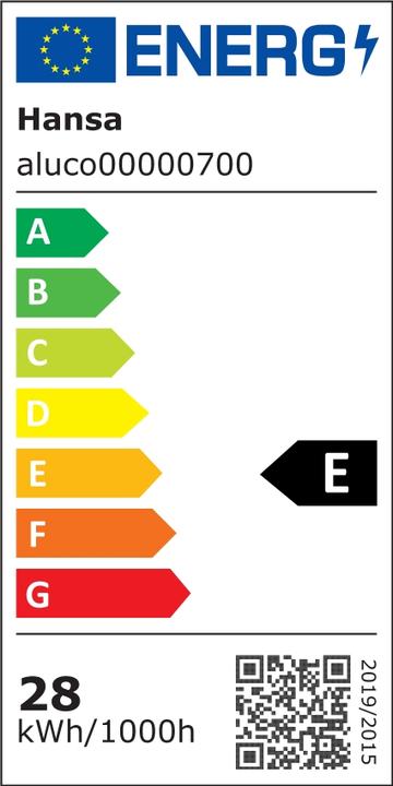 Etichetta energetica Hansa Collegati a (2800 lm)