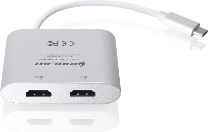 Productafbeelding Iogear USB-C naar dubbele HDMI Adapter (HDMI, 19.50 cm)