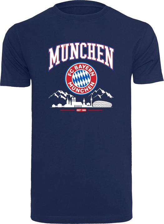 Actual product image FC Bayern München FC Bayern Skyline grey T-Shirt Round Neck - 115513 (L)