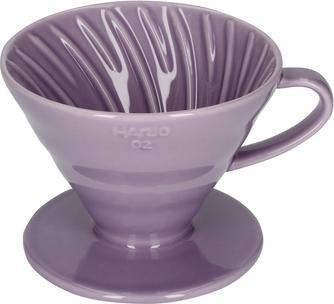 Image du produit Hario V60-02 Goutte à café en céramique, violet chiné