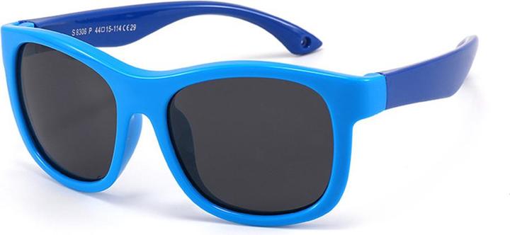 Immagine prodotto Techsuit - Sunglasses Polarised (8306-C29) - for Babies, Square Shape, with Strap - Blue / Dark Blue