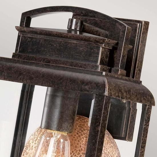 Produktbild Elstead Lighting Byron Aussen-Wandleuchte E27 37cm Kaiserliche Bronze IP44 (E27, IP44)