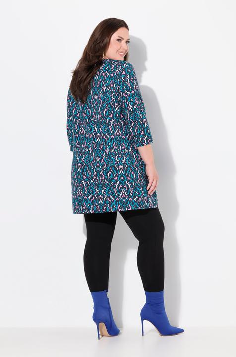 Immagine prodotto Ulla Popken Maglia dal taglio lungo e svasato con scollo a tunica e maniche a 3/4 (54)