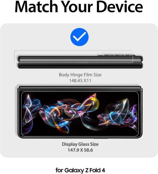 Produktbild Whitestone Gehärtetes Glas DOME GLASS 2 – PACK GALAXY Z FOLD 4 (2 Stk., Samsung Galaxy Z Fold4)