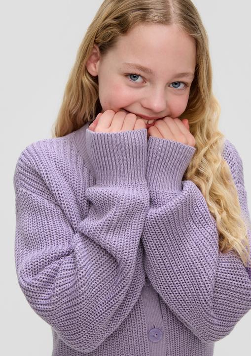 Produktbild s.Oliver Strickjacke Strickjacke mit V-Ausschnitt (XL)