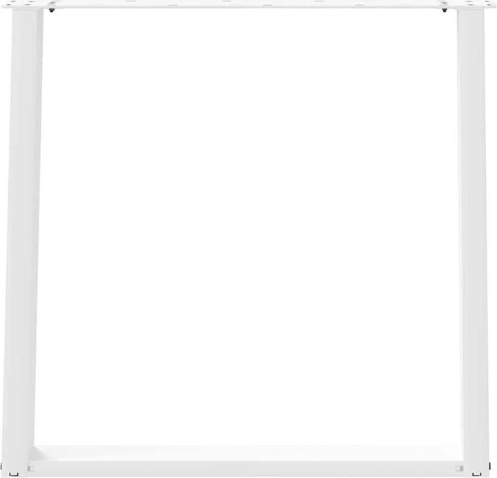 Image du produit VidaXL Pieds de table à manger en U 2 pcs. Blanc 70x(72-73) cm Acier Pied de table de salle à manger