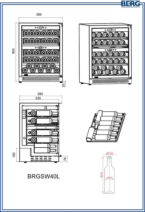 Nährwerte und Zutaten BRGSW40L