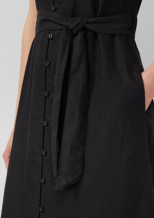 Immagine prodotto S.Oliver Kleid Midikleid aus Leinenmix mit Eingrifftaschen (38)