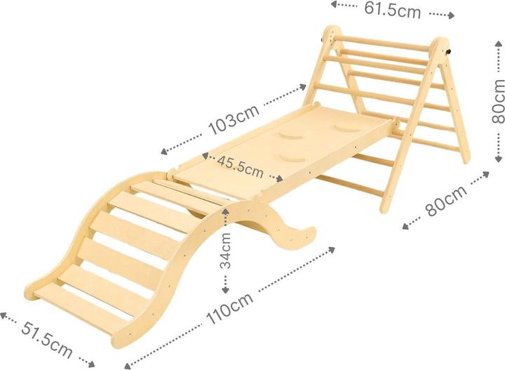 Produktbild Hermex Holzklettergerüst Indoor