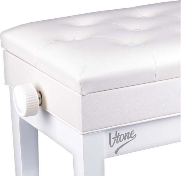 Actual product image No Name V-TONE PIANOBANK 2 WH with storage WHITE