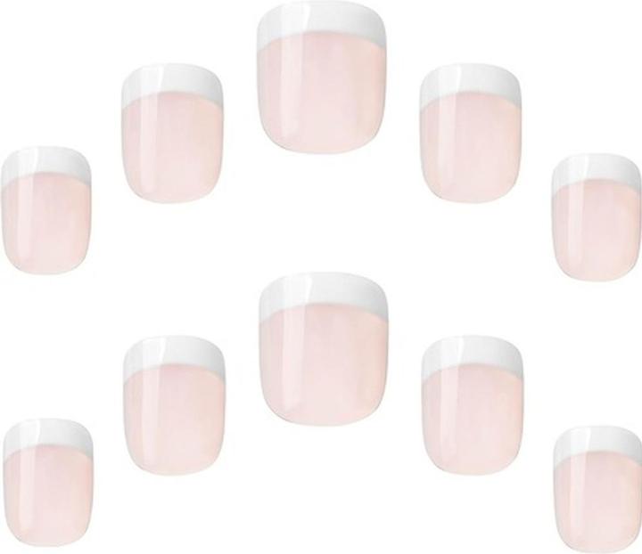Produktbild Elegant Touch French Nails 143 Pink 1 Count (Kunstnägel)