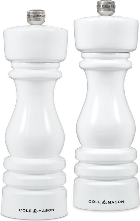 Cole & Mason For kitchen cole and mason London Pepper/Salt Set 18cm White (Pepper, Salt)