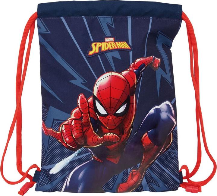 Actual product image Spiderman Rucksacktasche mit Bändern Spider-Man Blau 26 x 34 x 1 cm (3 l)