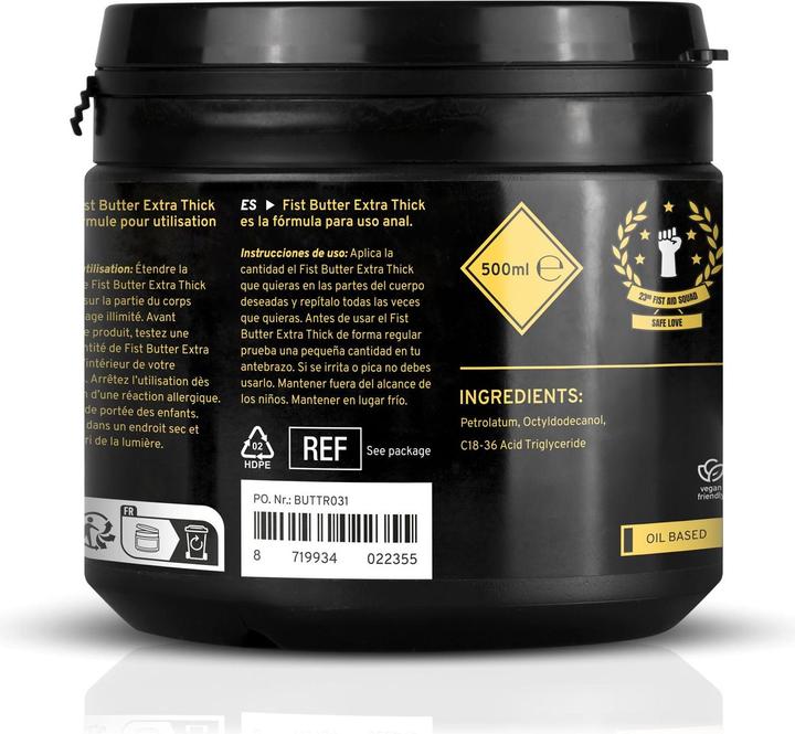 Actual product image Buttr Fisting Gel Extra Thick - 500 ml (500 ml)