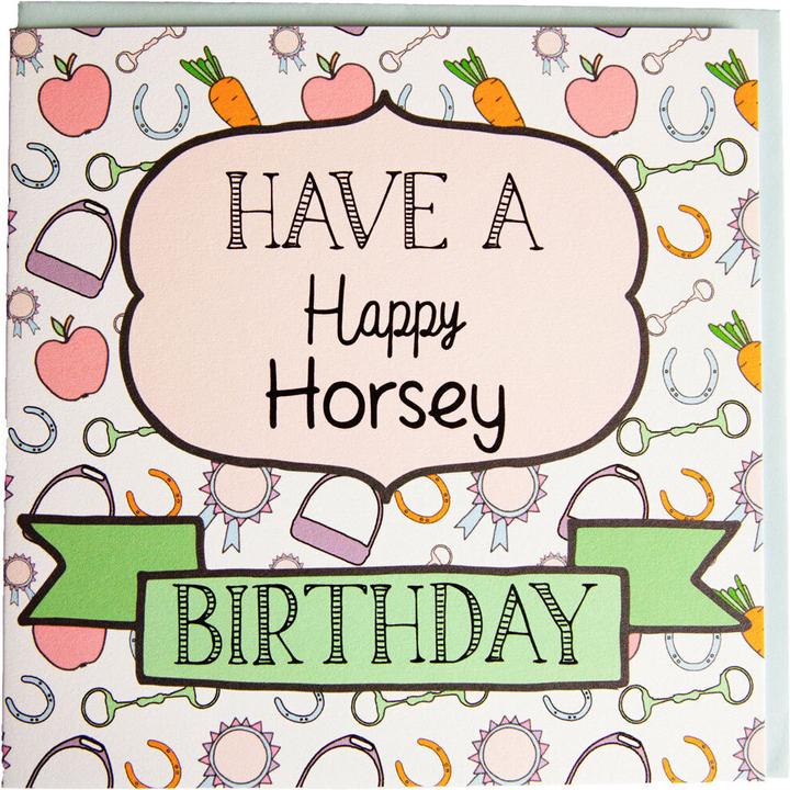 Actual product image Gubblecote Birthday Card Happy Horsey (1 pcs.)