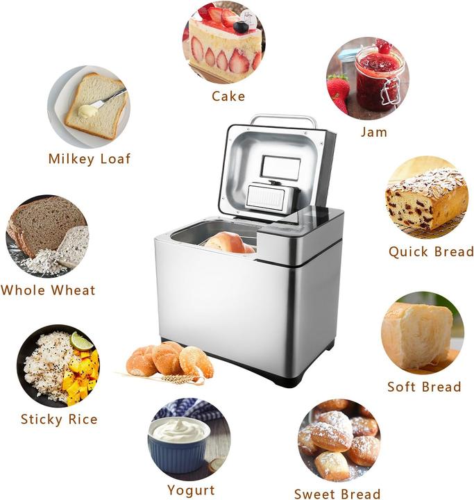 Produktbild Coocheer Vollautomatischer Brotbackautomat mit 19 Programmen