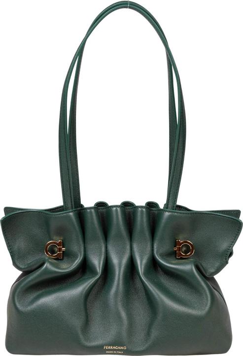 Produktbild Salvatore Ferragamo Ferragamo soft bag s shoulder bag in nappa, green