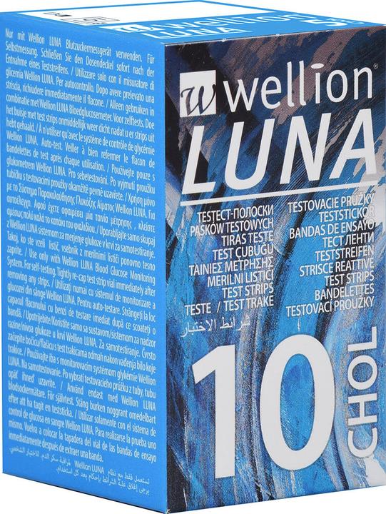 Actual product image Wellion Luna Cholesterol Test Strips