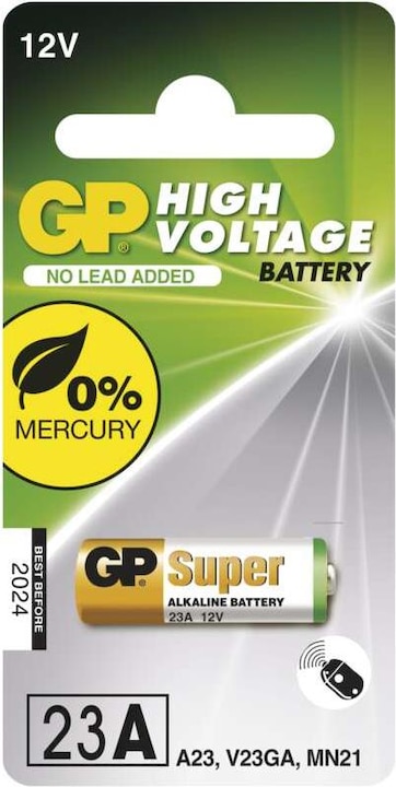 Actual product image GP Batteries Super alkaline battery A23 (1 pcs., A23, 55 mAh)