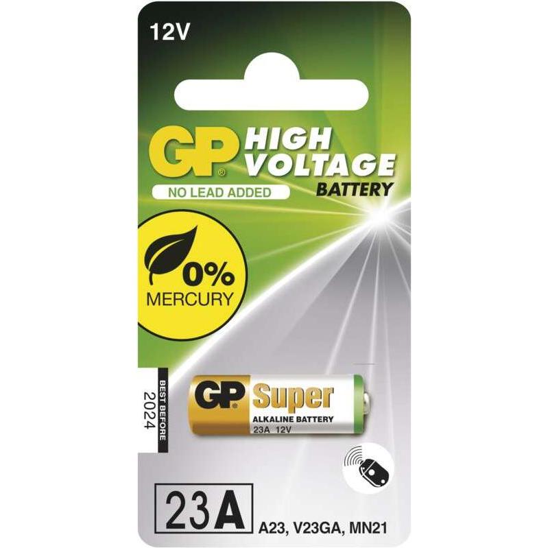 GP Batteries Super Alkaline Batterie A23 (1 Stk., A23, 55 mAh), Batterien + Akkus