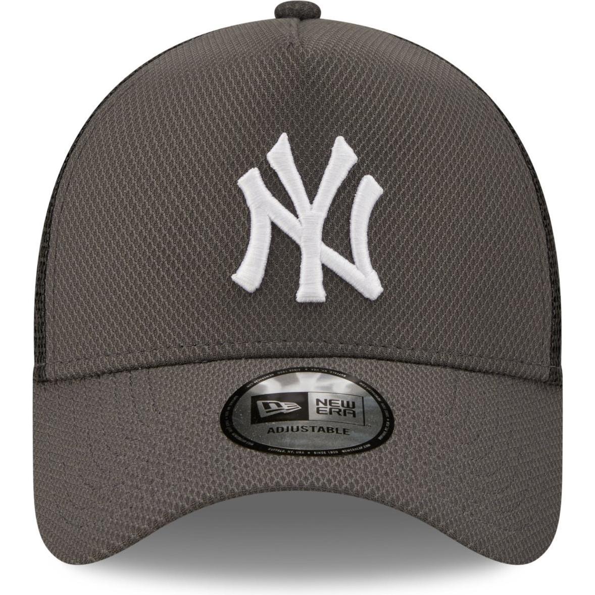 Thumbnail - New Era, Herren, Cap, Trucker Diamond New York Yankees, Grau, (One Size)