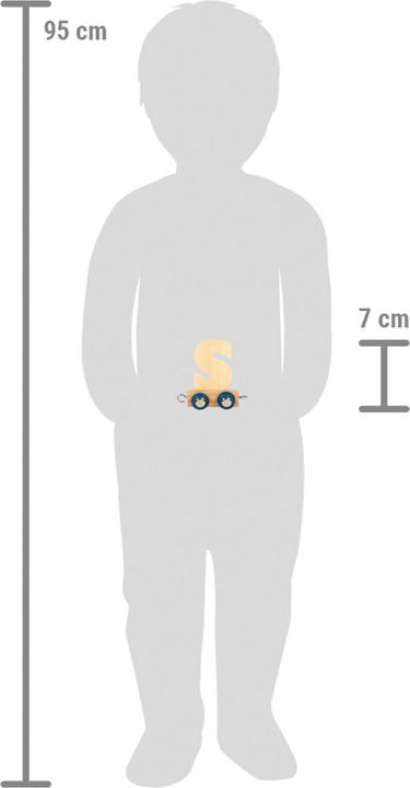 Actual product image small foot Letters Train Polar S