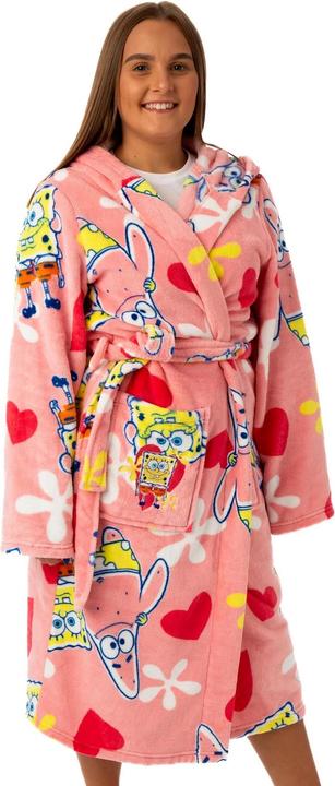 Produktbild Spongebob Squarepants Morgenmantel mit Kapuze (L)