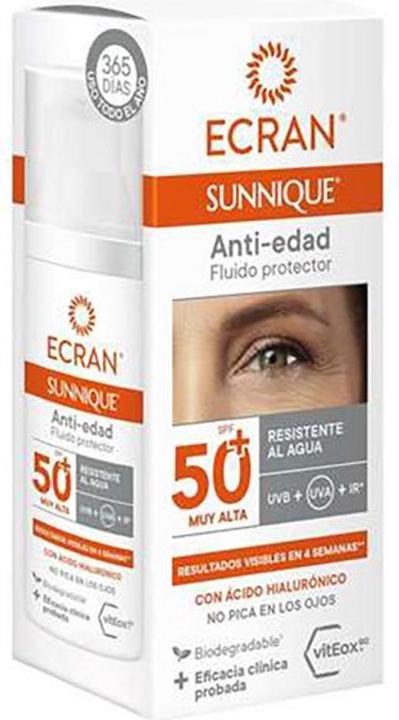 Actual product image Ecran SUNNIQUE Anti-Aging Facial SPF50 50ml (Sun cream face, SPF 50, 50 ml)