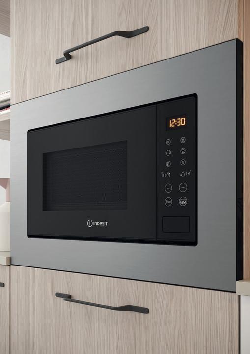 Actual product image Indesit MWI 120 GX Integrated Grill Microwave Stainless Steel (20 l)