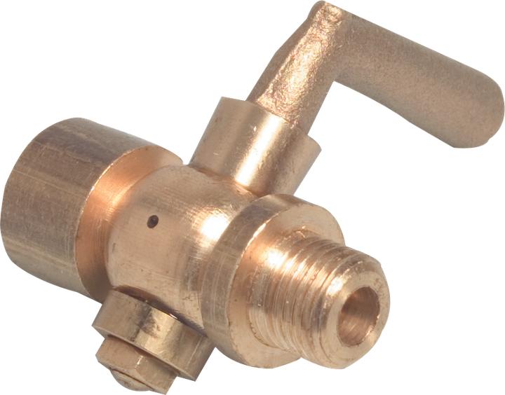 Actual product image Bevo Manometerhahn Messing 1/2" Aussengewinde x Innengewinde 2,5bar